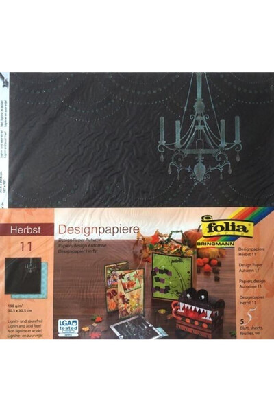 OEM Galeria Hobby Hartie hârtie scrapbooking 190 g 30,5x30,5 cm 5 coli toamnă