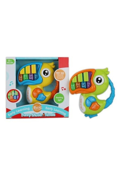 OEM Jucărie muzicală Tucan cu pian - Ciuciubabka, joc educativ interactiv