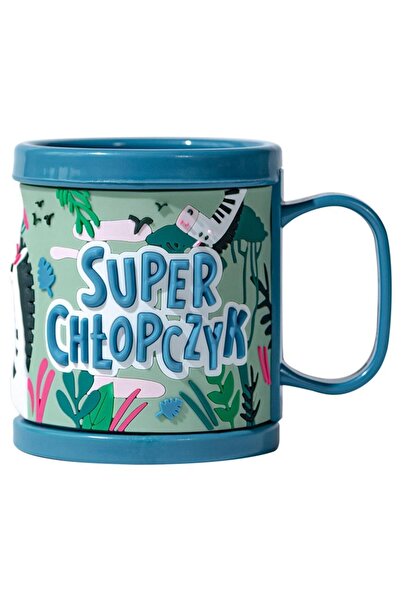 OEM Cadouri Be-Happy - Cana din silicon 3D pentru copii 300 ml  "Super Baietel "