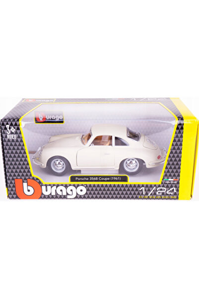 BBURAGO Macheta, BBurago, 1:24, Porche 356B Coupe, Alb