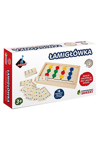 OEM Joc educativ puzzle de sortare Askato din lemn, cu 18 placute, dezvolta c...