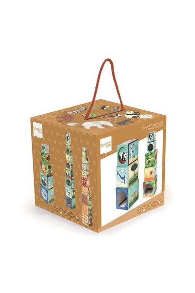OEM Piramida Educativa cu Animale 2 în 1 de la Scratch - Set motor pentru cop...