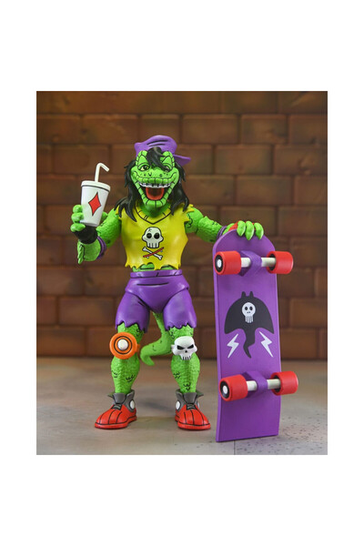 OEM Figurina Mondo Gecko, Teenage Mutant Ninja Turtles, 18 cm, set cu accesor...