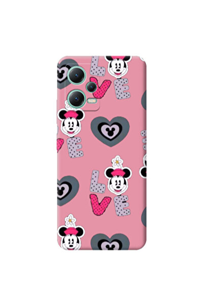 Other Xiaomi Redmi Note 12 Pro 5G Minnie Pink Colored Silicone TPU Θήκη