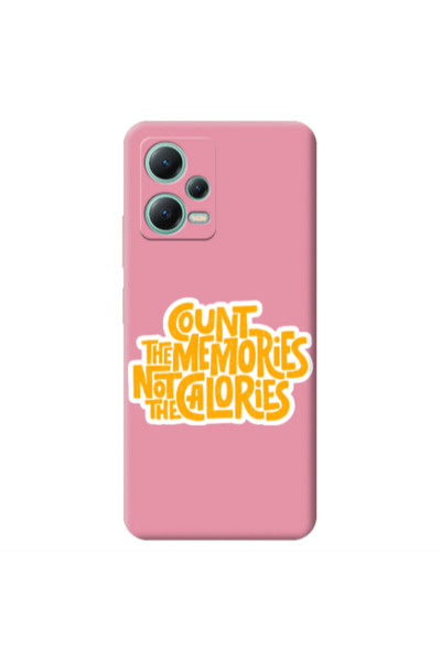 Other Xiaomi Redmi Note 12 Pro 5G Count the memories not the calories Pink Co...