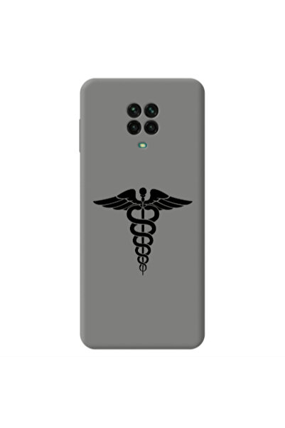 Other Xiaomi Redmi Note 9 Pro Medical Spa Grey Colored Silicone TPU Θήκη