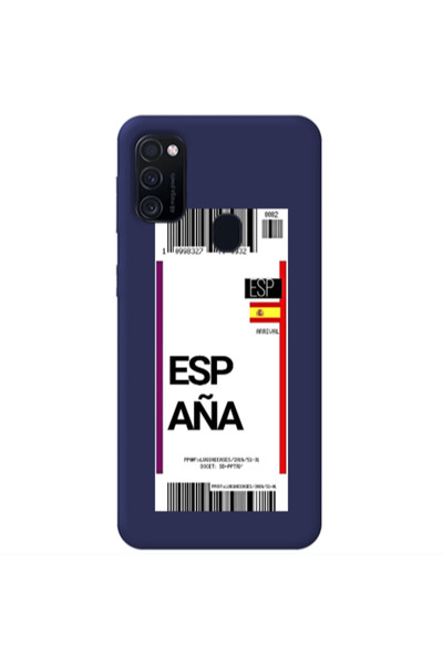 Other Samsung M21 Espana Arrival Dark blue Colored Silicone TPU Θήκη