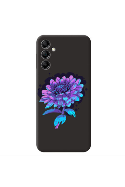 Other Samsung A14 5G Witch flower Black Colored Silicone TPU Θήκη