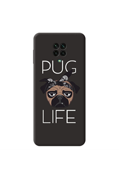 Other Xiaomi Redmi Note 9 Pro Pug Life Black Colored Silicone TPU Θήκη