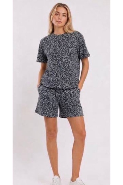Generic Brand Patterned Shorts Suit Modal Fabric