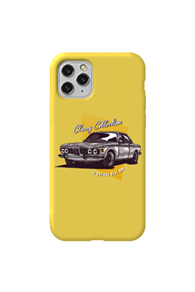Other Apple iPhone 11 Pro Classy Collection Yellow Colored Silicone TPU Θήκη