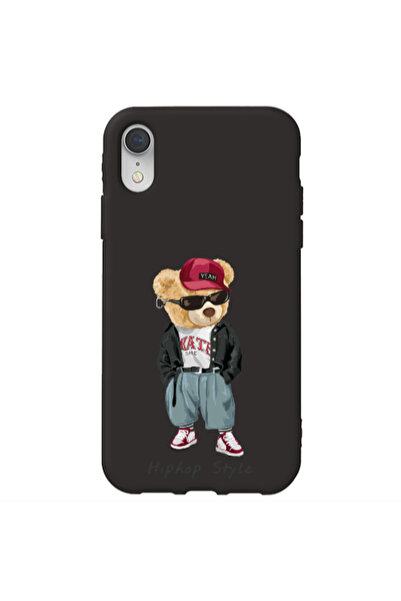 Other Apple iPhone Xr Hip hop style Black Colored Silicone TPU Θήκη