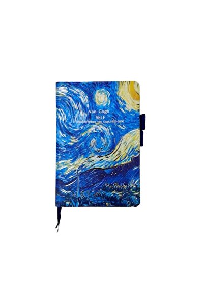 OEM Agendă cu copertă rigidă Vincent Van Gogh - Noaptea înstelată, 16x11cm