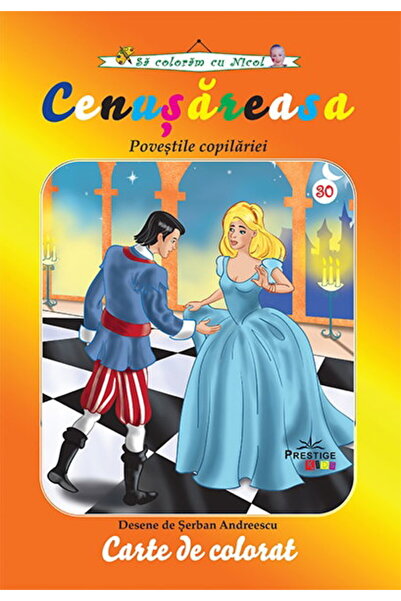 Editura Prestige Cenusareasa - carte de colorat