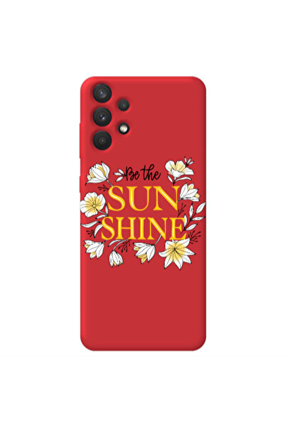 Other Samsung A32 4G Sun Shine Red Colored Silicone TPU Θήκη