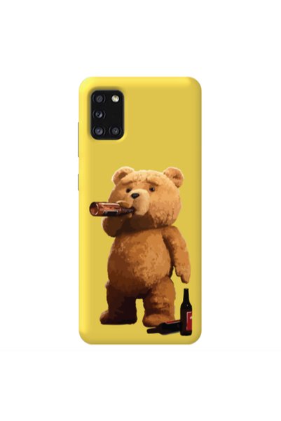Other Samsung A31 Beer Time Yellow Colored Silicone TPU Θήκη