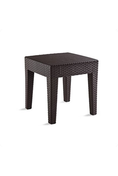 OEMS Small ratan set table - brown small ratan set table