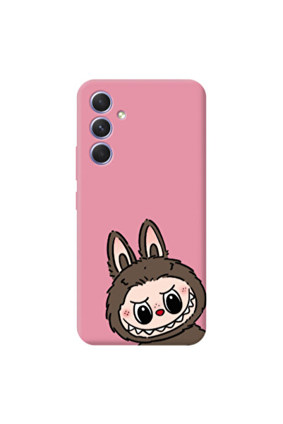 Other Samsung A54 Labubu7 Pink Colored Silicone TPU Θήκη