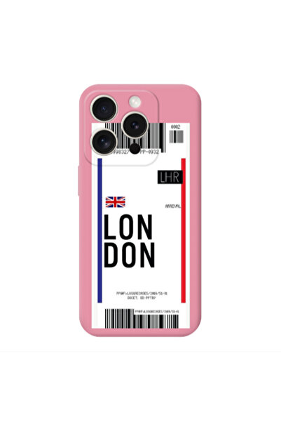 Other Apple iPhone 15 Pro London Arrival Pink Colored Silicone TPU Θήκη