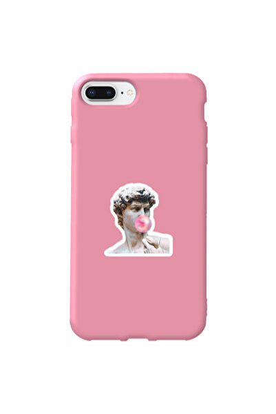Other Apple iPhone 7 Plus Bubble Pink Colored Silicone TPU Θήκη