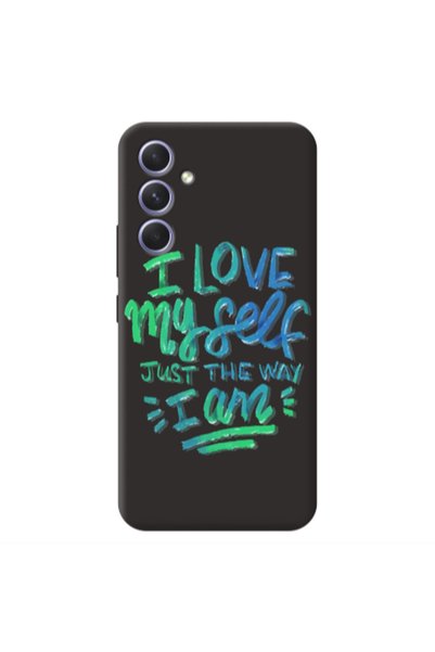 Other Samsung A26 I Love My self Black Colored Silicone TPU Θήκη