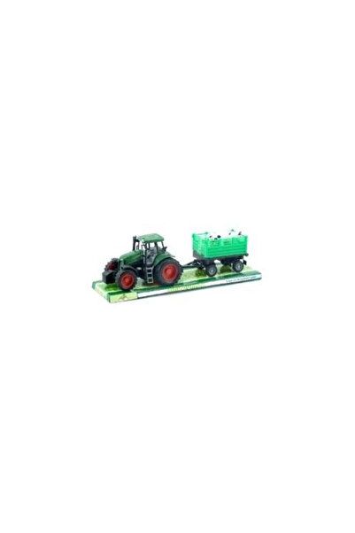 Pegaz Toys Figurina tractor mic cu remorca multicolor 0x12x38cm set