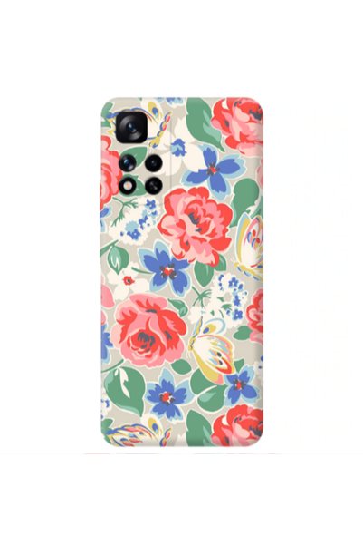 Other Xiaomi Redmi Note 11 Pro 5G Lady roses Transparent Silicone TPU Θήκη