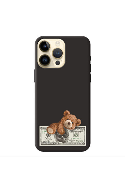 Other Apple iPhone 13 Pro Max Money Style Black Colored Silicone TPU Θήκη