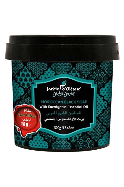 Jardin D Oleane Moroccan Black Soap With Eucalyptus Oil 500grams