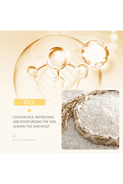 Bioaqua Rice Raw Pulp Face Cleanser Deep Cleansing Soothing Repairing Moistening Delicate the Facial Skin