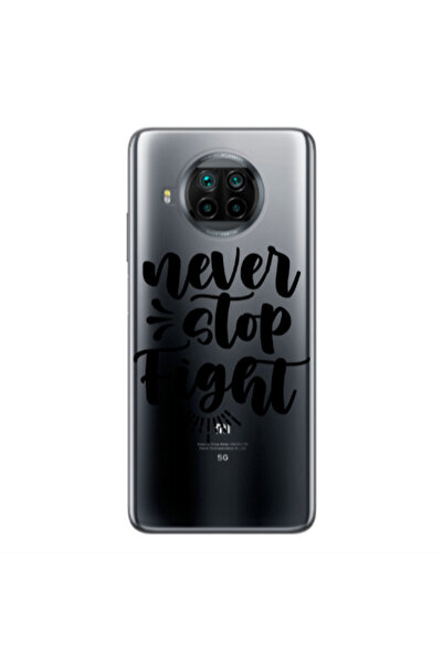 Other Xiaomi Mi 10T Lite Never stop fight Transparent Silicone TPU Θήκη