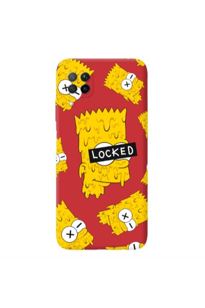 Other Huawei P40 Lite Bart Simpson Red Colored Silicone TPU Θήκη