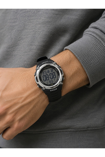 S.POLO Silicone Cord Men's Sports Wristwatch