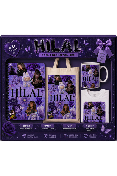 MANİFEST 4’lü Hediye Seti | A5 Spiralli Defter, Bez Çanta, Seramik Kupa ve Ba...