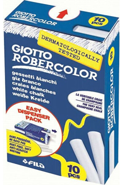 Giotto Κιμωλία 10 τεμάχια Λευκή Κωδικός: 012010010