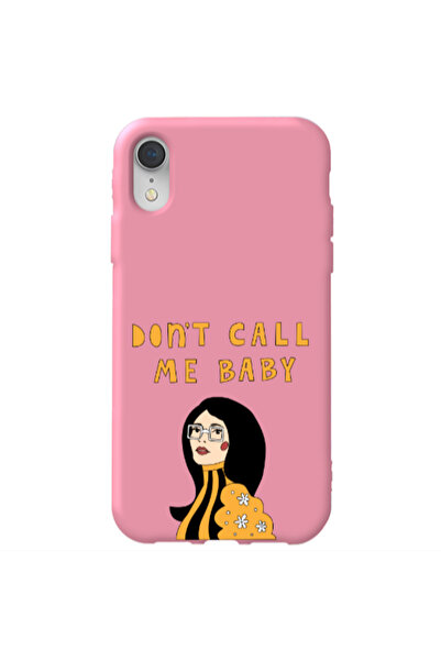 Other Apple iPhone Xr Call me baby Pink Colored Silicone TPU Θήκη