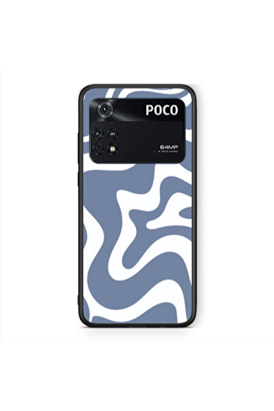 Other Xiaomi Poco M4 Pro 4G Wavy Black Glossy Θήκη