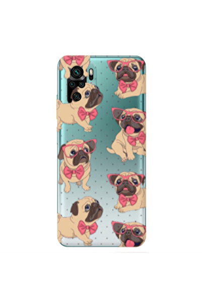 Other Xiaomi Redmi Note 10S Dog Spectacled Transparent Silicone TPU Θήκη
