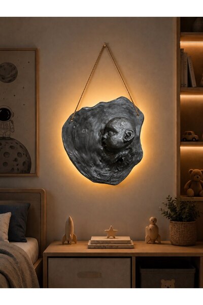 Me Decor Işıklı duvar heykeli - uyuyan bebek