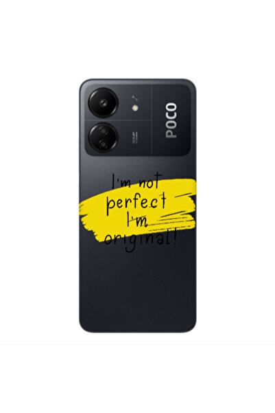 Other Xiaomi Poco C65 I m not perfect Transparent Silicone TPU Θήκη
