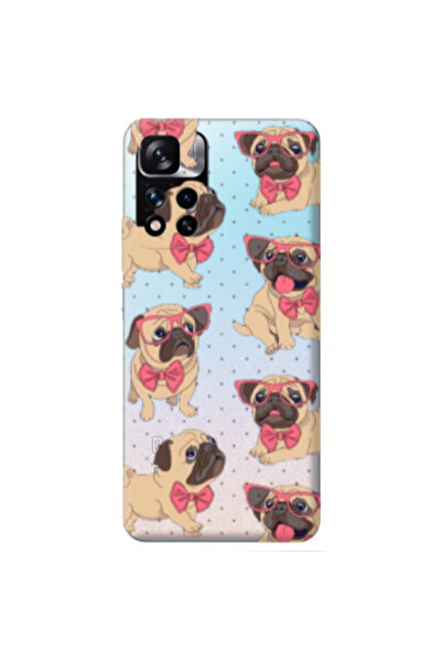 Other Xiaomi Redmi Note 11 Pro 5G Dog Spectacled Transparent Silicone TPU Θήκη