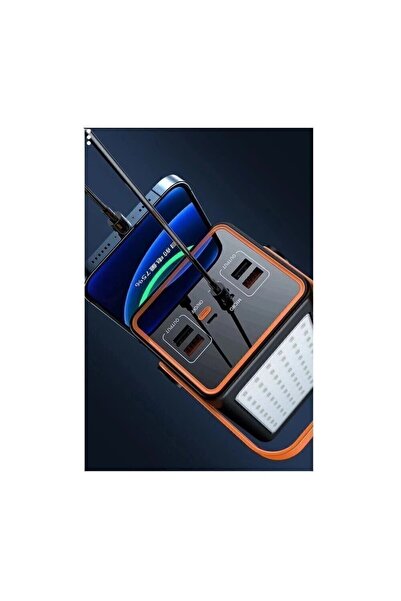 HİBOTEKNO 70000mAh Powerbank 22.5W PD Hızlı Şarj LED Ekranlı 4 USB Çıkışlı Ta...