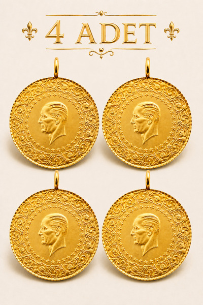 Aks Gold 4 Adet Yeni Tarihli Çeyrek Altın