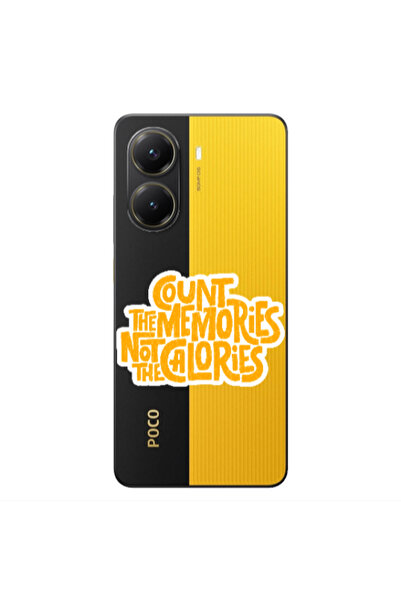 Other Xiaomi Poco X7 Pro Count the memories not the calories Transparent Sili...