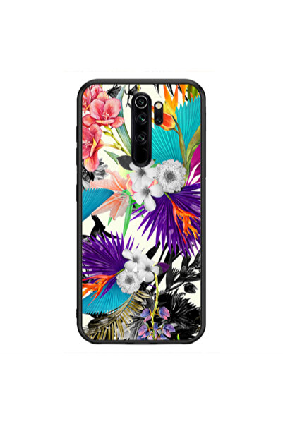 Other Xiaomi Redmi Note 8 Pro Sea flowers Black Glossy Θήκη
