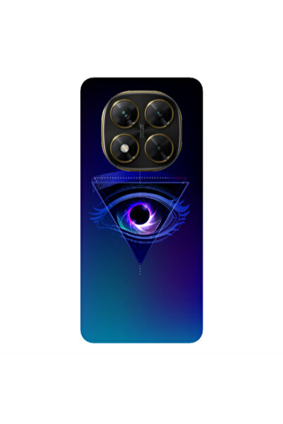 Other Xiaomi Poco X7 Triangular blue eye Transparent Silicone TPU Θήκη