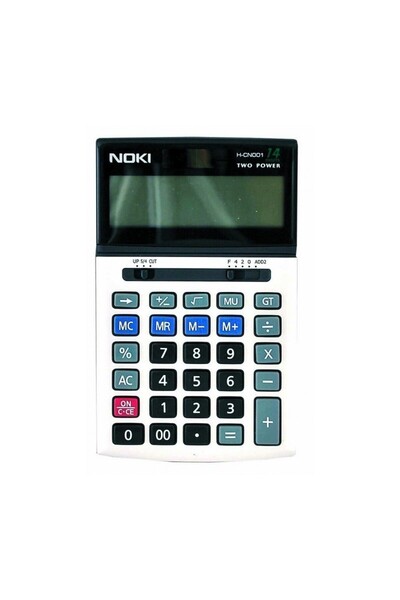 MC Micostore Настолен калкулатор H-CN001, 14-разряден, захранване с батерии и...