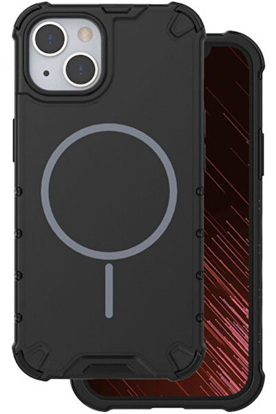 Defender 2 σε 1 Μαγνητική Θήκη iPhone 13 Μαύρη