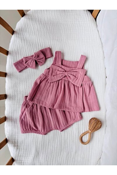 NUNU BABY Valentina Bandanalı Şortlu Takım