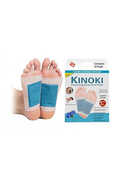 Kinoki Plasturi detox pentru picioare Albaștri 12x10 cm, Ingrediente, Set de 10